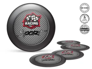 Domed Label Logo Custom Brand Racing Horizon